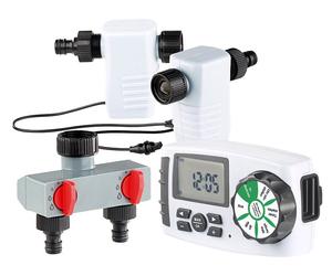 Royal Gardineer Programmateur d'arrosage BWC-400 avec sélecteur et 2 valves