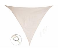Royal Gardineer Voile d'ombrage triangulaire - 3 x 3 x 4,25 m - Beige