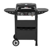 Barbecue Gaz sur Chariot Royal Gourmet, 2 en 1 Plaque et Grille Combinés avec 2 Brûleurs de Puissance 5 kW