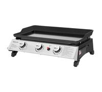 Royal Gourmet Plancha Gaz 3 Brûleurs 7,5 KW, Barbecue gaz, Noir