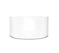 Royal Imports Vase à Fleurs cylindrique en Acrylique, Centre de Table décoratif pour Maison ou Mariage, Plastique incassable, 20,3 x 10,2 cm, Court et Rond, Transparent