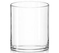 Royal Imports Vase en Verre décoratif pour la Maison ou Le Mariage - Forme cylindrique, 20,3 cm de Haut, Ouverture de 15,2 cm, Transparent
