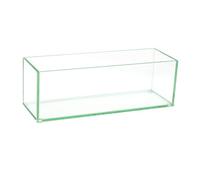 Royal Imports Vase en Verre décoratif pour la Maison ou Le Mariage - Forme rectangulaire oblongue, 30,5 cm de Long, 10,2 cm de Haut x 10,2 cm de Large, Transparent