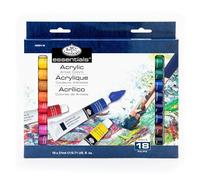 Royal & Langnickel ACR21-18 Assortiment de 18 Tubes de peinture acrylique 18 x 21 ml