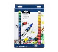 Royal & Langnickel ACR24 Assortiment de 24 Tubes de peinture acrylique 24 x 12 ml