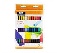 Royal & Langnickel CPH-A36 Essentials Lot de 36 Crayons Pastel carrés Souples Couleurs Assorties