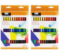 Royal & Langnickel CPH-A36 Essentials Lot de 72 Crayons Pastel carrés Souples Couleurs Assorties