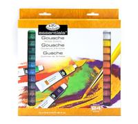 Royal & Langnickel GOU21-24 Assortiment de 24 Tubes de gouache 24 x 21 ml