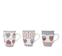 ROYAL NORFOLK H&H Lot de 12 Tasses en Porcelaine, bombée, 280 CC