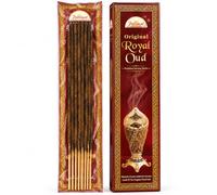 Royal Oud Bâtons d'encens Oudh naturel fait à la main Poudre de bois d'agar Parfum Fragrance d'intérieur Oriental arabe indien