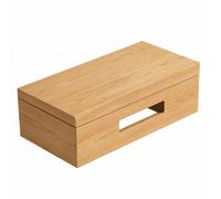 Royal Plaza Terra Planche pour lave-mains - 40x25x10cm - avec porte-serviettes - sandwood (chêne clair) SW1470599
