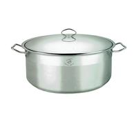 Royal Swiss 8 Piéces Set de Casseroles profonde de qualité supérieure avec couvercle en acier inoxydable et fond à induction