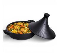 Tajine 32 cm – Cocotte marocaine – Aluminium – Induction – Compatible avec tous les types de cuisinières – Revêtement antiadhésif – Royal Swiss.