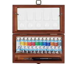 Royal Talens 20840112 ROYAL TALENS Kit de boîtes en bois Van Gogh Aquarelle, lot de 12
