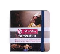 Carnet - Croquis - Dessin - Notes - 12x12cm - 80 Pages - Couverture Tableau La Laitière