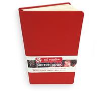 Royal Talens Carnet de croquis à couverture rigide - 80 feuilles - 140 g/m² - 13 x 21 cm - Couverture rouge