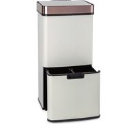 Royal Trash Rose Gold Poubelle à capteur 72 L acier inoxydable or rose