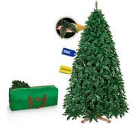 Royal Trees Sapin de Noël artificiel 240cm - Pin sylvestre artificiel, sapin de Noël réaliste avec 1084 pointes, grand pin dense incl. support en bois stable et sac de rangement pratique