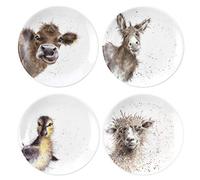 Royal Worcester WN4093-XW Lot de 4 assiettes à thé en porcelaine Motif Ewe, Gentle Jack et Just Hatched