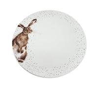 Royal Worcester Wrendale Assiettes coupées individuelles, 26,5 cm, 4 designs - Lièvre, écureuil et canard - White Plate Hare