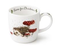 Royal Worcester Wrendale Deigns Home for Christmas Mug Motif hérisson 0,3 l