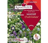Royalfleur Pfre08711 Graines De Mélange De Fleurs Mon Massif Outremer 8 M² G