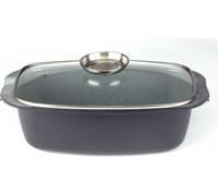 Royalty Line RL-ACR32M : Casserole à rôtir de 32 cm à revêtement en marbre