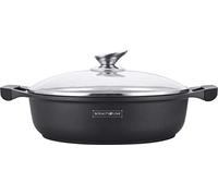 ROYALTY LINE RL-BR28M CASSEROLE BASSE EN REVÊTEMENT DE MARBRE 28CM