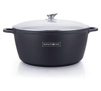 Royalty Line RL-BS44M ; Casserole profonde avec revêtement en marbre, 44 cm
