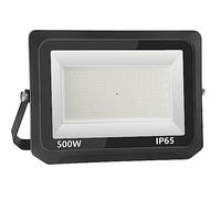 Royana Lot de 2 projecteurs LED extérieur 500 W 50 000 lm Spot super lumineux, projecteur extérieur 3000 K blanc chaud, projecteur étanche IP65 pour terrain de sport, garage, jardin, arrière-cour
