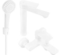Royo R05 Mélangeur lavabo et baignoire avec accessoires, blanc (72213R05-20)
