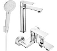 Royo R40 Mélangeur lavabo et baignoire avec accessoires, chrome (72213R40-00)