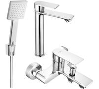 Royo R45 Mélangeur lavabo et baignoire avec accessoires, chrome (72213R45-00)
