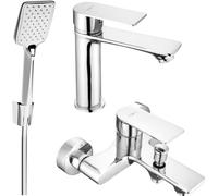 Royo R62 Mélangeur lavabo et baignoire avec accessoires, chrome (72203R62-00)