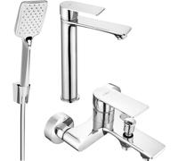 Royo R62 Mélangeur lavabo et baignoire avec accessoires, chrome (72213R62-00)
