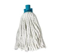 ROZENBAL 190080 Céleste Frange Lave-Sols Coton Blanc 32x8x8 cm