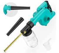 Rozlchar Pulvérisateur de poudre électrique compatible avec batterie Makita 18 V (sans batterie), souffleur à feuilles sans fil pour jardin, 1 litre, buse de 19 cm