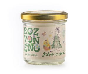 Rozvoněno Bougie parfumée - Paix de l'esprit (130 ml) - à la lavande et au patchouli