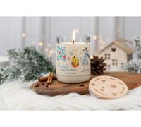 Rozvoněno WINTER HOPE - bougie naturelle à l'orange BIO, au clou de girofle et à la cannelle, 300 ml