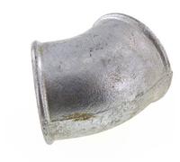 Rp 2 1/2'' Fonte zinguée Raccord coudé 45° 25 Bar