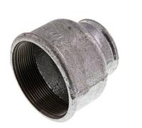 Rp 2 1/2'' x Rp 1 1/2'' Fonte zinguée Manchon rond 25 Bar