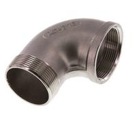 Rp 2'' x R 2'' F/M Raccord coudé 90° en acier inoxydable 16 Bar
