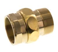 Rp 2'' x R 2'' F/M Raccord double en laiton 3 pièces avec joint conique 16 Bar