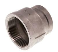 Rp 2'' x Rp 1 1/2'' Acier inoxydable Round Socket 16 Bar