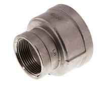Rp 2'' x Rp 1 1/4'' Acier inoxydable Round Socket 16 Bar