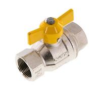 Rp 3/4 Pouce Gaz 2 Voies Poignée Papillon Vanne à Boisseau en Laiton