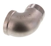 Rp 3'' x R 3'' F/M Raccord coudé 90 deg en acier inoxydable 16 Bar