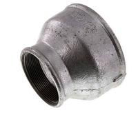 Rp 4'' x Rp 2 1/2'' Fonte zinguée Manchon rond 25 Bar