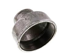 Rp 4'' x Rp 2'' Fonte zinguée Manchon rond 25 bar