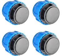 RP RIEGOPRO - Bouchons d’extrémité en polyéthylène | Fermeture pour tuyaux d’irrigation et d’eau | Raccord PE haute résistance (lot de 4, 50 mm)